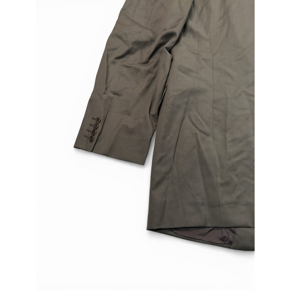 Canali Mens Suit 2 Piece Wool Jacket‎ Pants Italian 60 EU 50 US Brown 36 x 32 - Picture 15 of 16